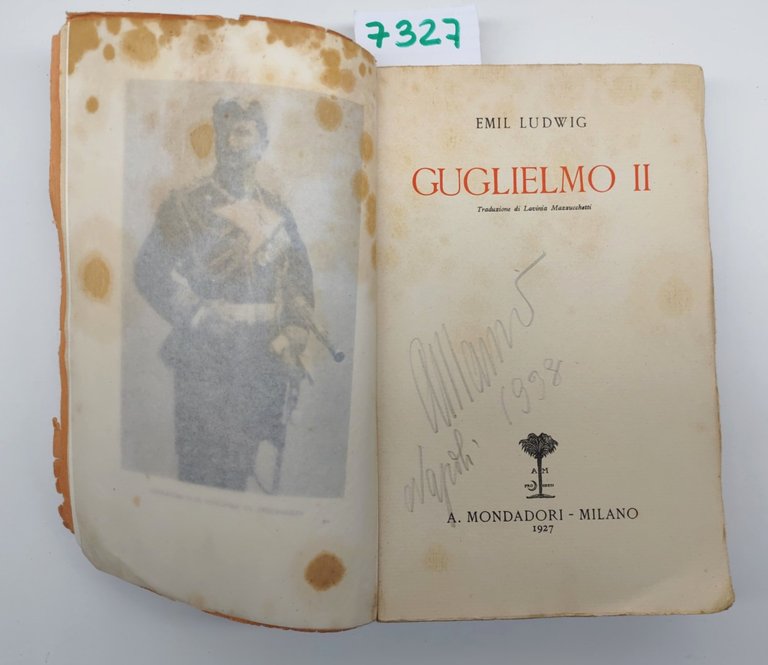 Emil Ludwig Guglielmo II Mondadori 1927