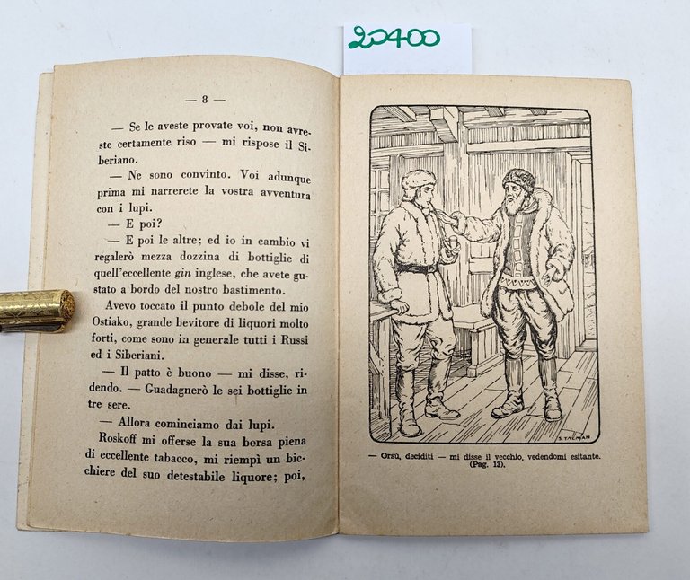 Emilio Salgari I cacciatori di lupi Sonzogno 1940