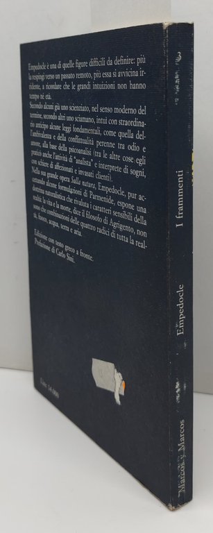 Empedocle I frammenti Marcos y Marcos 2° edizione 1991 | Immagine Gallery 2