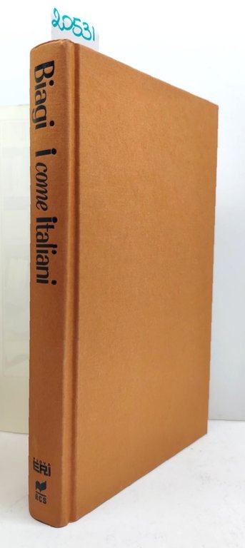 Enzo Biagi I come italiani Rizzoli 1° edizione 1993