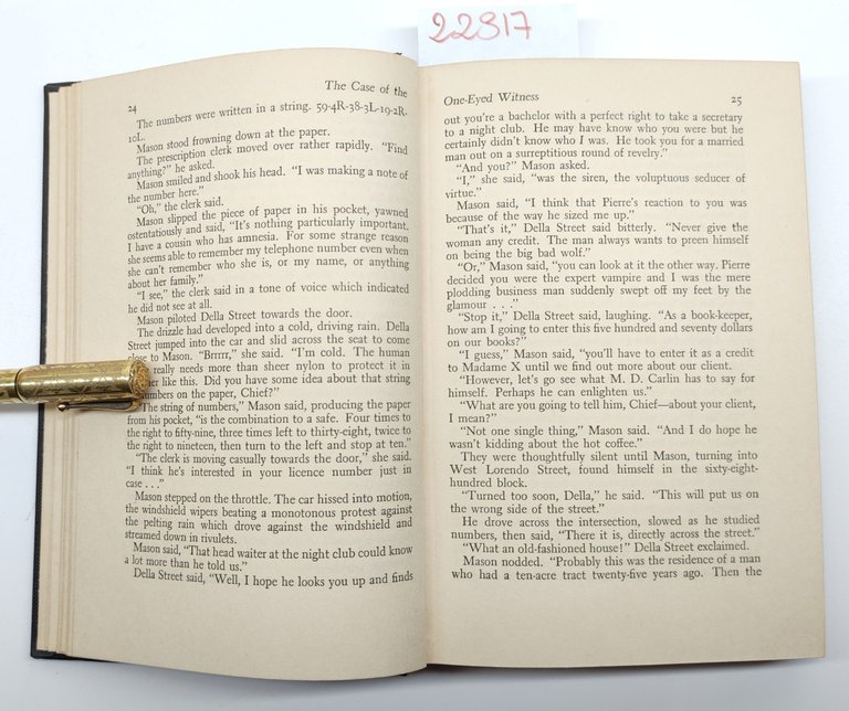 Erle Stanley Gardner The case of the one-eyed witness William … | Immagine Gallery 5