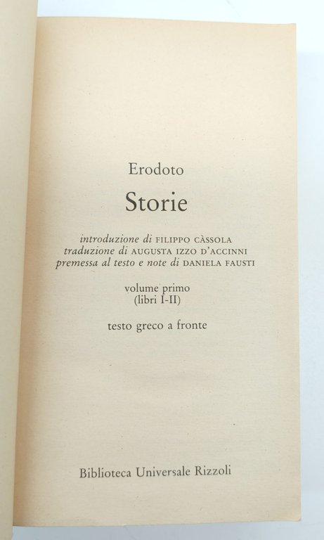 Erodoto Storie quattro volumi BUR Rizzoli 1993 | Immagine Gallery 4
