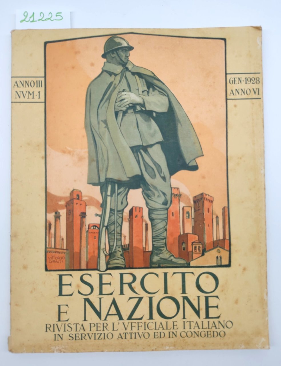 Esercito in azione n. 1 gennaio 1928 Rivista per l'ufficiale …