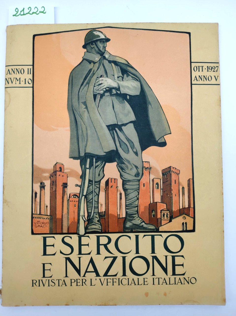 Esercito in azione n. 10 ottobre 1927 Rivista per l'ufficiale …