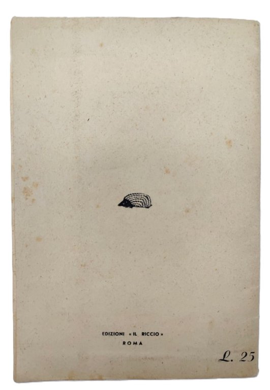 Ettore Vanni Io operaio in Russia Il Riccio 1947