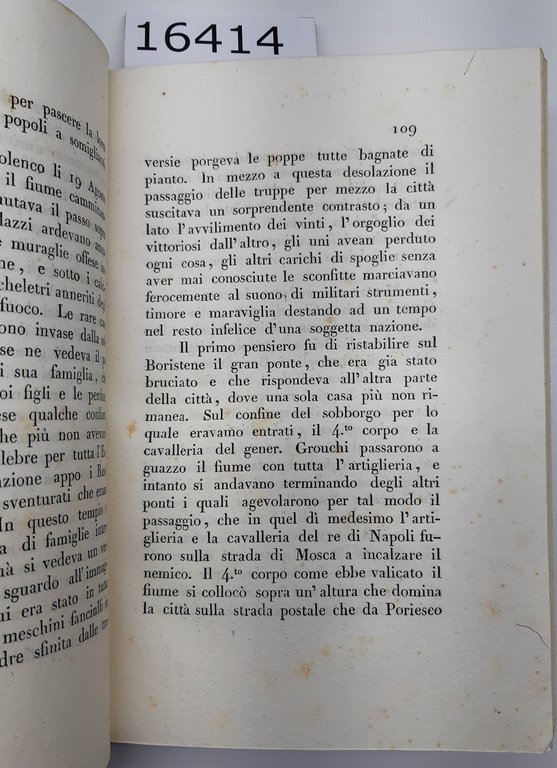 Eugenio Labaume La campagna della Russia due volumi Macerata Mancini …
