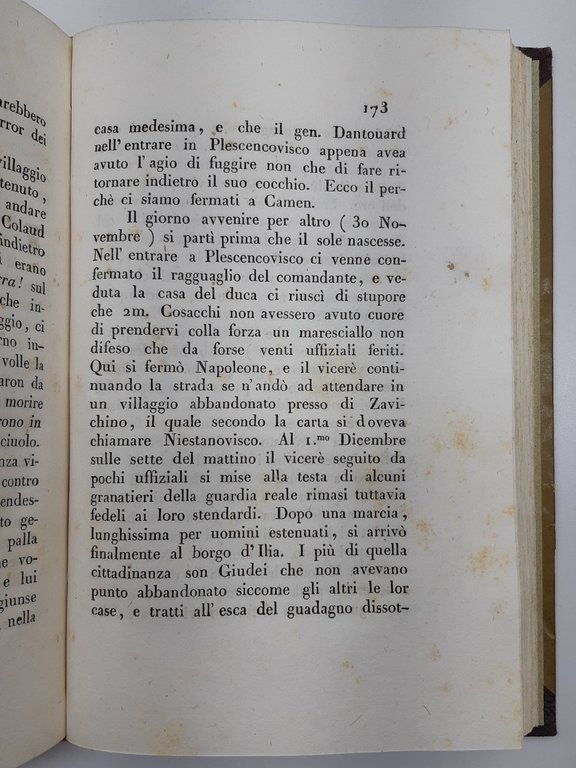 Eugenio Labaume La campagna della Russia due volumi Macerata Mancini …