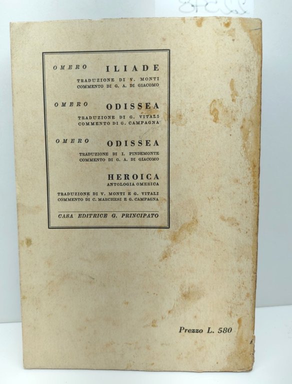 Eugenio Treves Dei ed eroi Principato senza data