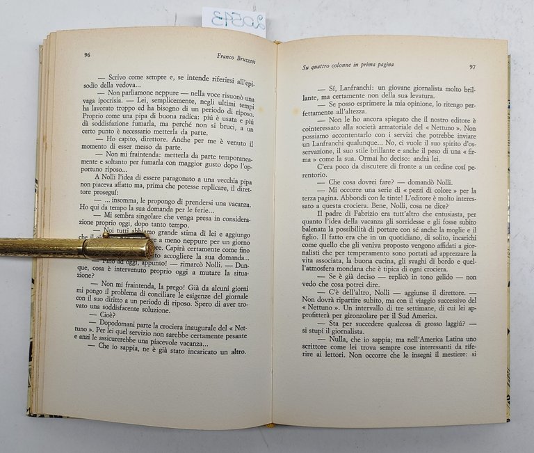 F. Bruzzesi Su quattro colonne in prima pagina Capitol 1973