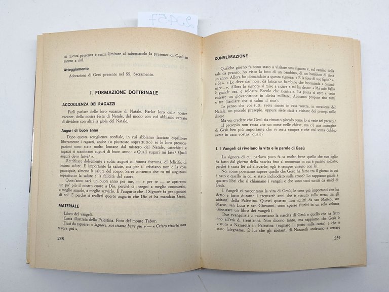 F. Derkenne Vita e gioia al catechismo volume 1 per …