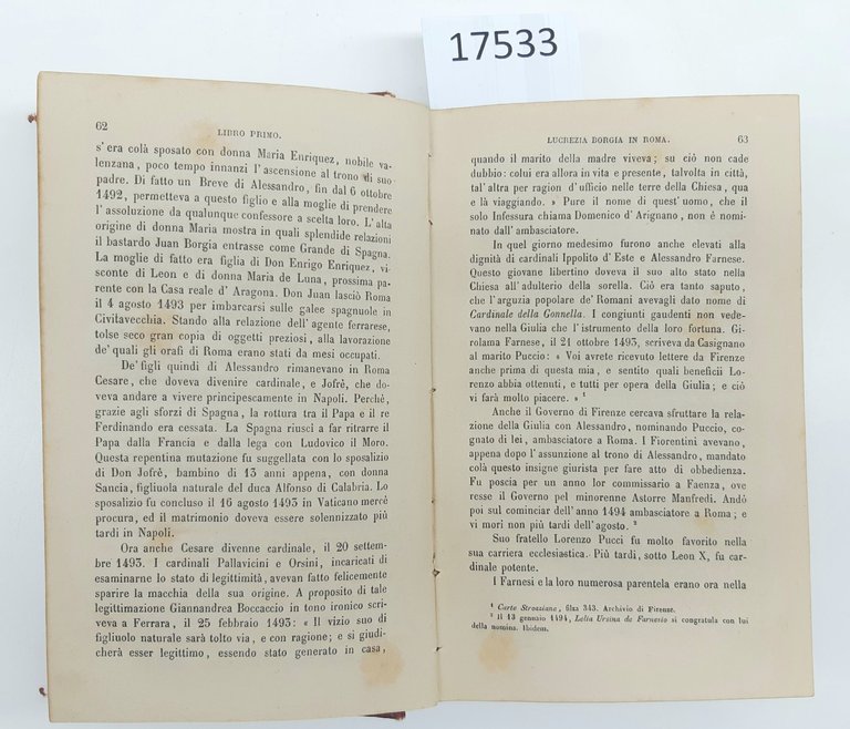 F. Gregorovius Lucrezia Borgia secondo documenti e carteggi del tempo … | Immagine Gallery 5