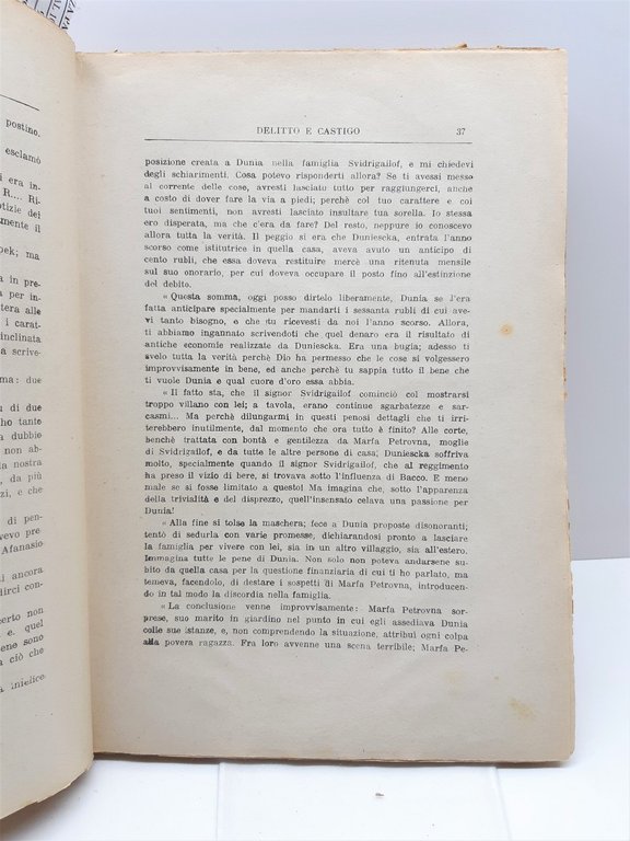 F. M. Dostojewski Delitto E Castigo Ill. C. Tallone 1920 …