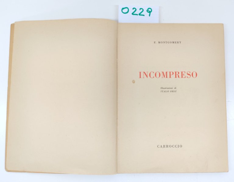 F. Montgomery-Incompreso Carroccio Ill. Italo Orsi 1953