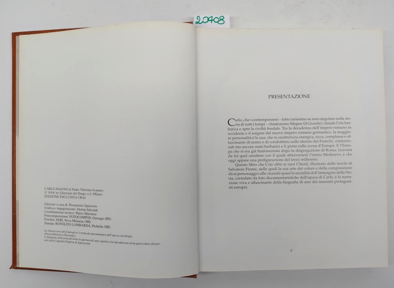 F. Vittorino Joannes Carlo Magno illustrazioni di Salvatore Fiume Editoriale …