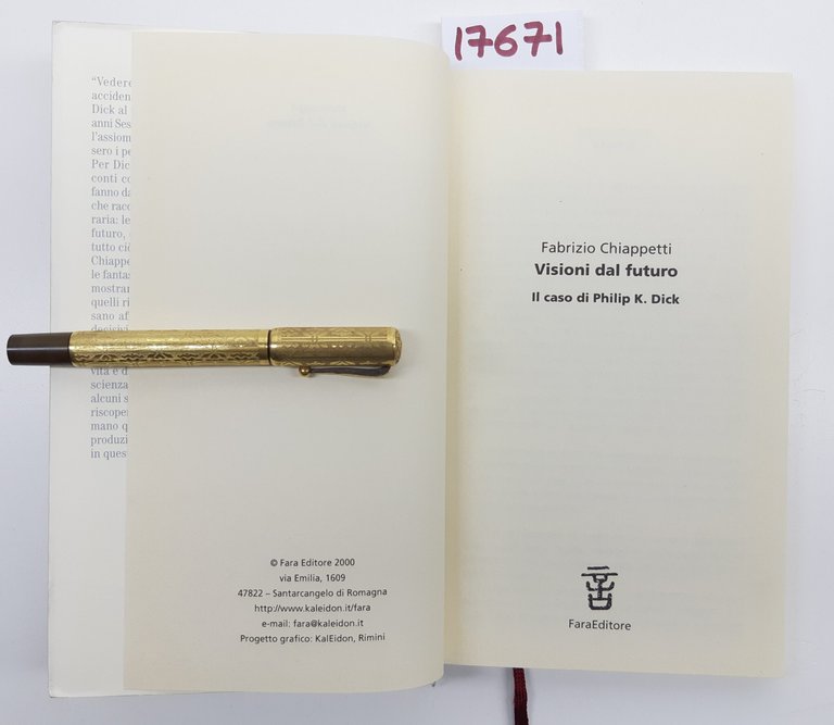 Fabrizio Chiappetti Visioni dal futuro il caso di Philip K. … | Immagine Gallery 3