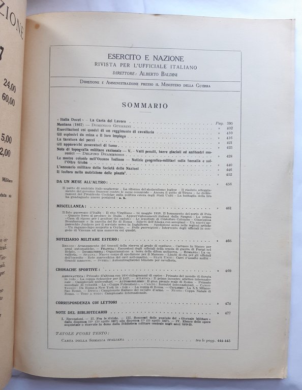 Fascismo Esercito e Nazione anno II numero 5 1927 | Immagine Gallery 2