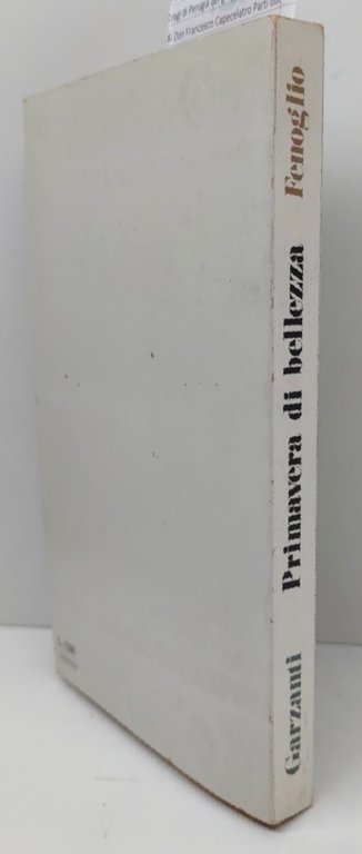 Fenoglio Primavera di bellezza Garzanti 1973 2∞ ed.