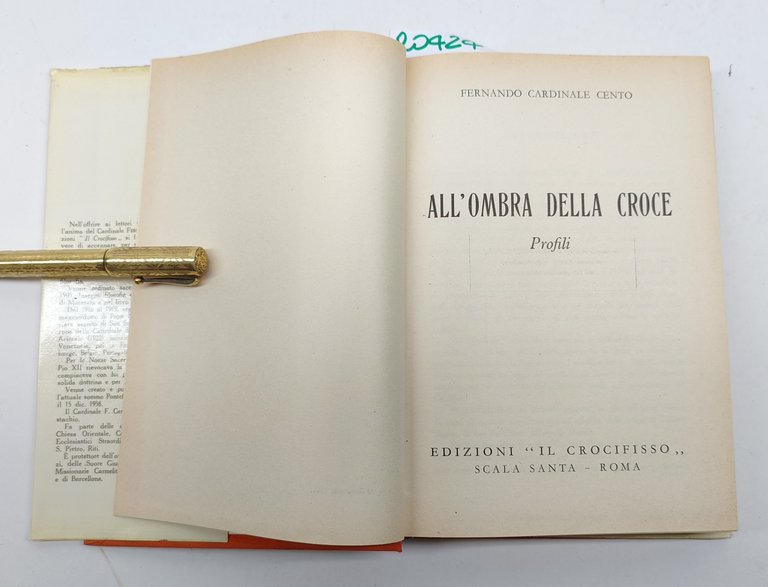 Fernando Cardinale Cento All'ombra della croce Profili Edizioni il Crocifisso …