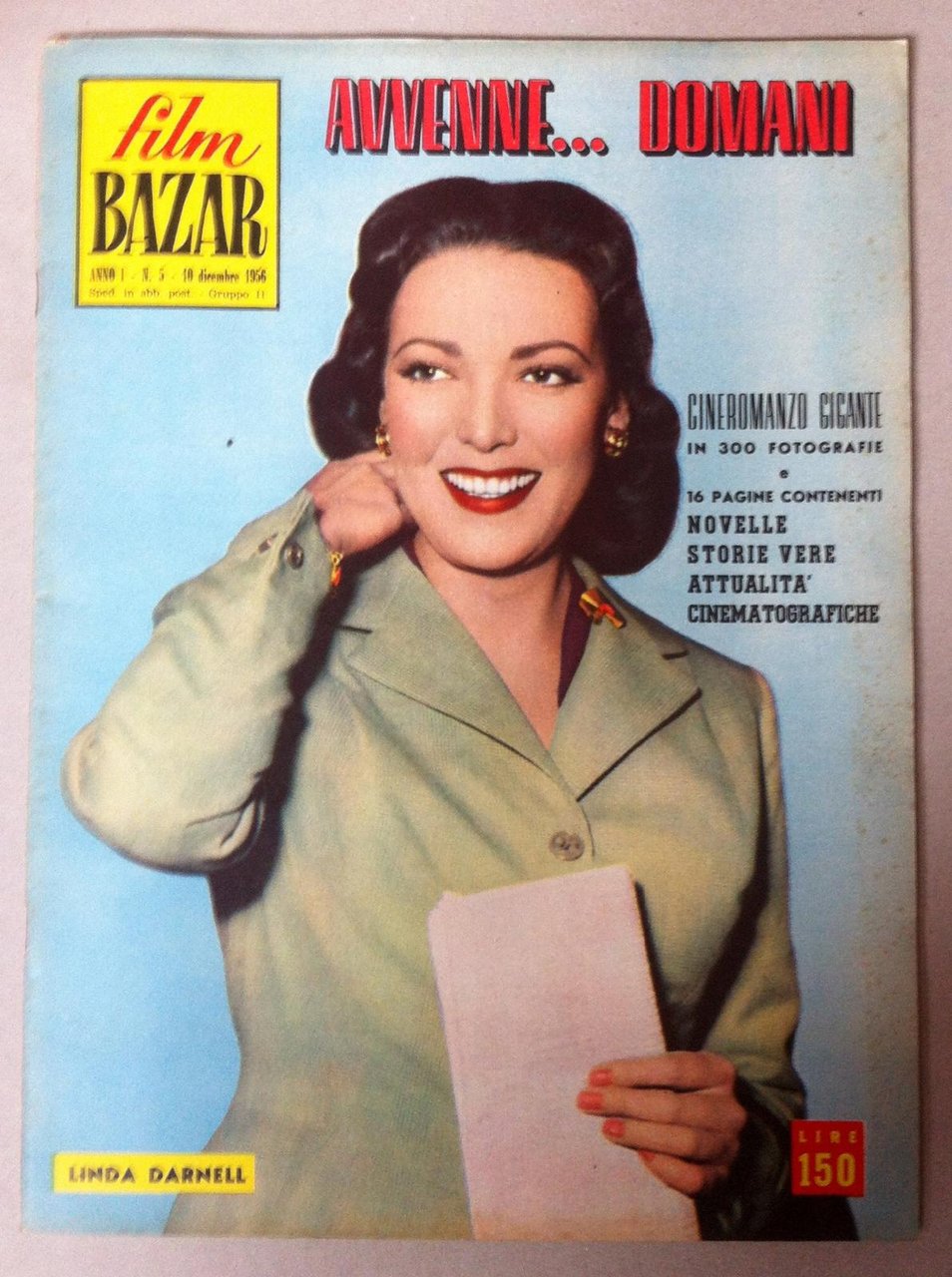 Film Bazar Avvenne.Domani Linda Darnell Dick Powell Jack Dakie 1956-L5059