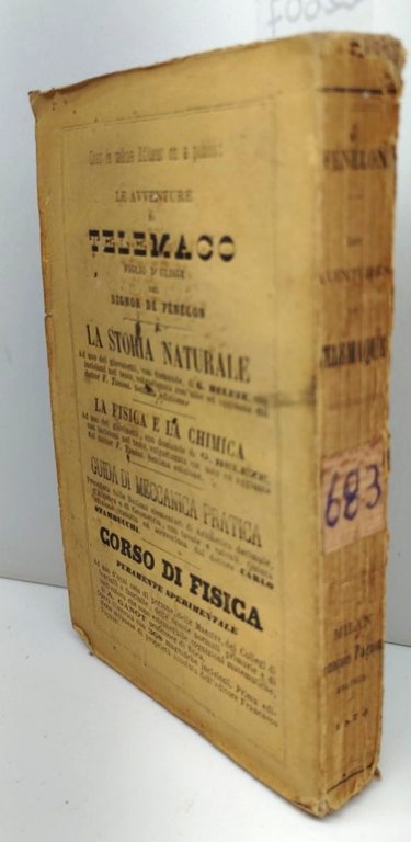 Fils D'Ulysse Les aventures de Telemaque Milano 1870 Francesco Pagnoni