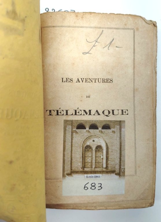 Fils D'Ulysse Les aventures de Telemaque Milano 1870 Francesco Pagnoni