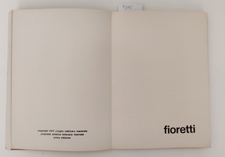 Fioretti panorama d'arte moderna grafica La Nuova Foglio