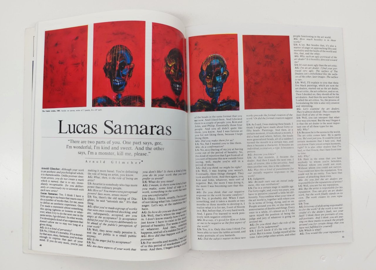 Flash Art International edition ottobre novembre 1985 n. 124