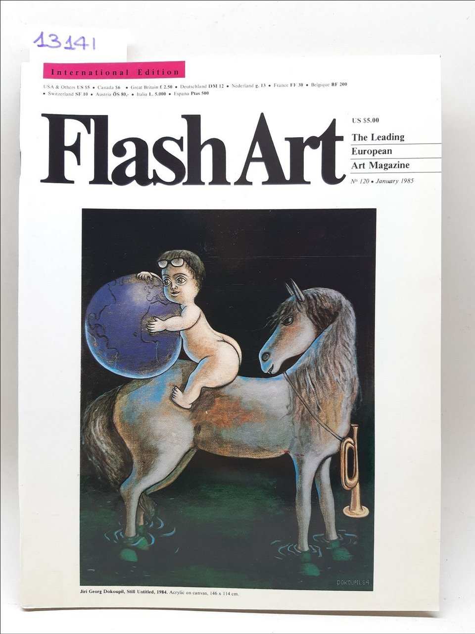 Flash Art numero 120 1985 International Edition
