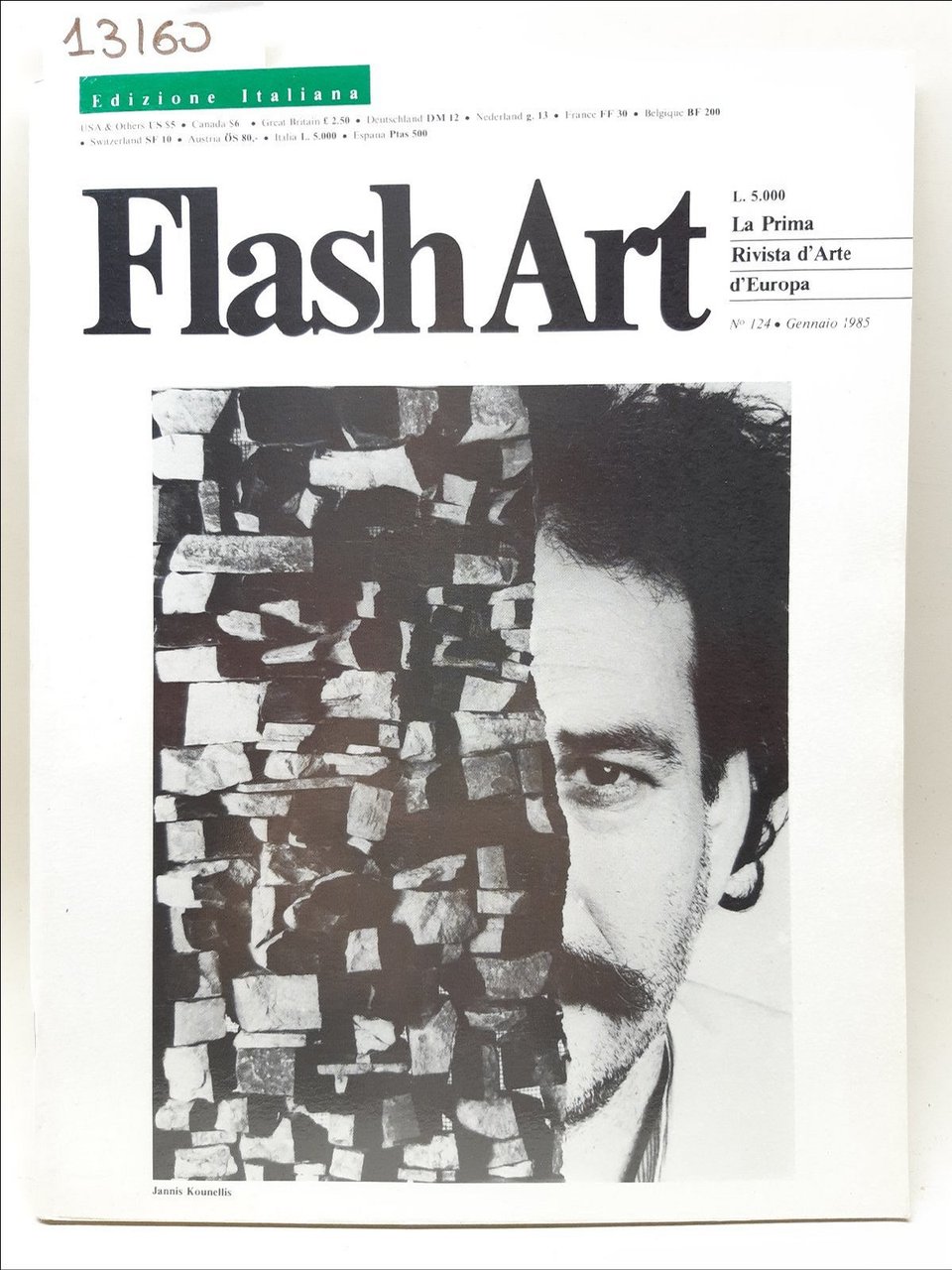 Flash Art numero 124 gennaio 1985 edizione italiana