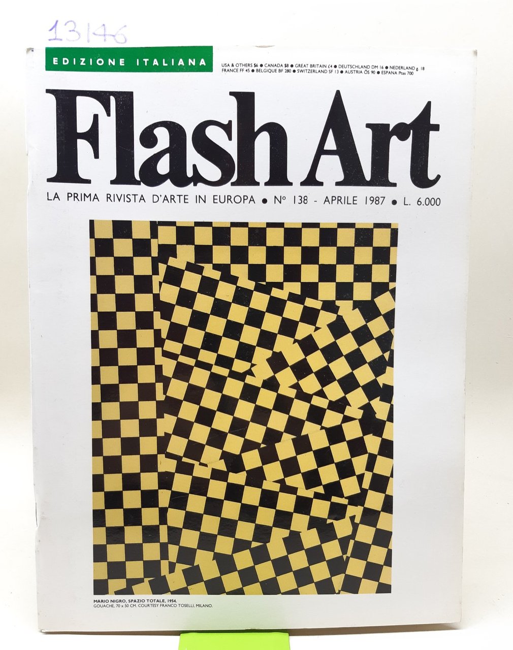 Flash Art numero 138 Aprile 1987 edizione italiana