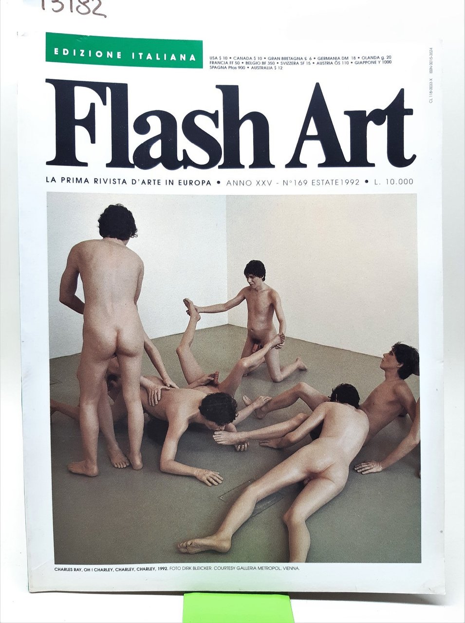 Flash Art numero 169 estate 1992 edizione italiana