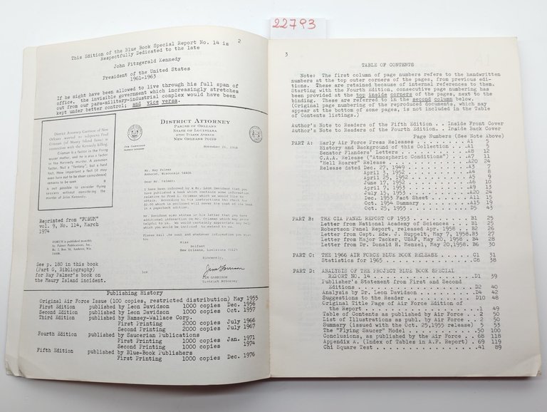 Flying souchers analysis of the Air Force Project Blue book …