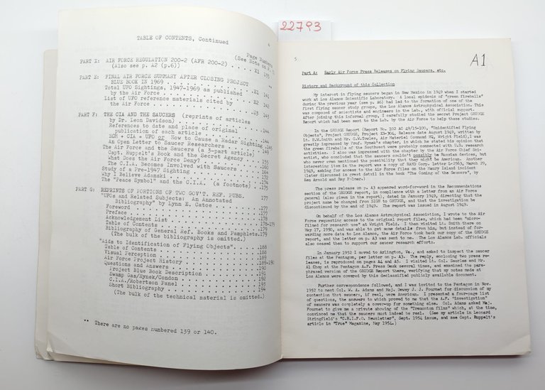 Flying souchers analysis of the Air Force Project Blue book …