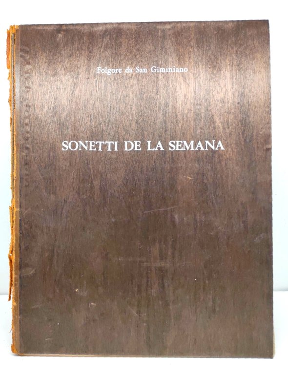 Folgore di San Gimignano Sonetti de la semana Gian Ferrari …
