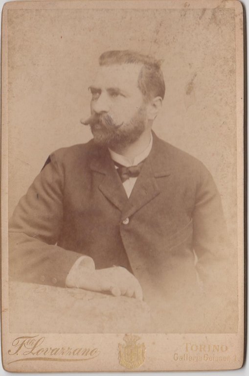 foto cabinet card ritratto di Emilio Boero by Lovazzano Torino …