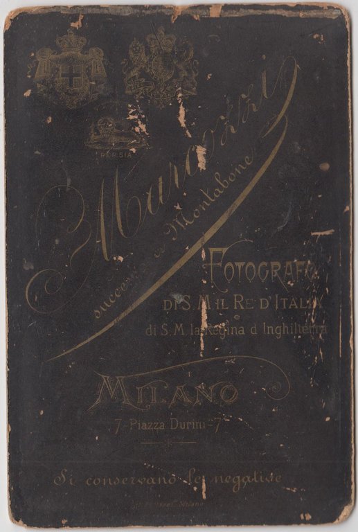 foto photo albumina cabinet card gentiluomo in posa by Marcozzi …