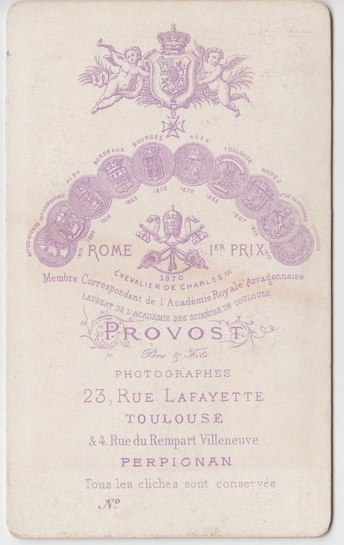 Foto photo bambino in posa by Provost Toulouse Perpignan cdv …