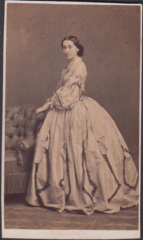 Foto photo cdv albumina Marie Désirée Eugénie Joséphine Philomène Campello …