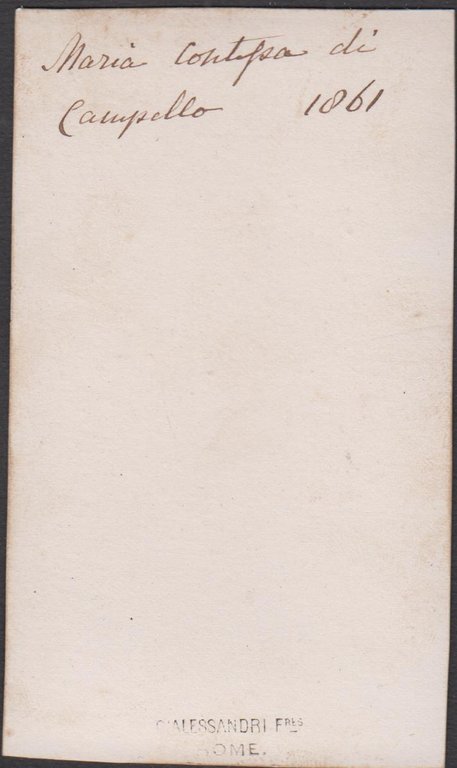 Foto photo cdv albumina Marie Désirée Eugénie Joséphine Philomène Campello …