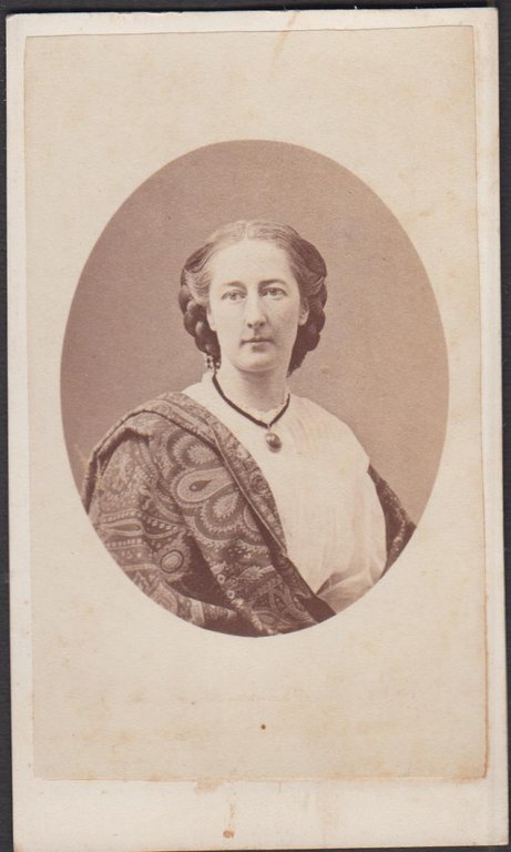 foto photo cdv albumina Miss Times governante della Principessa Guendalina …