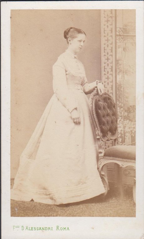 Foto photo cdv albumina principessa Carlotta Scotti Mattei 1868 F.lli …