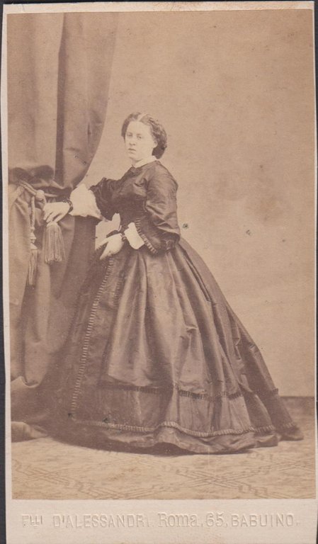 Foto photo cdv albumina Principessa Eleonora Corsini Calabrini F.lli D'Alessandri …