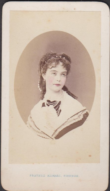 foto photo cdv albumina Principessa Guendalina Doria Pamphili Landi 1865 …