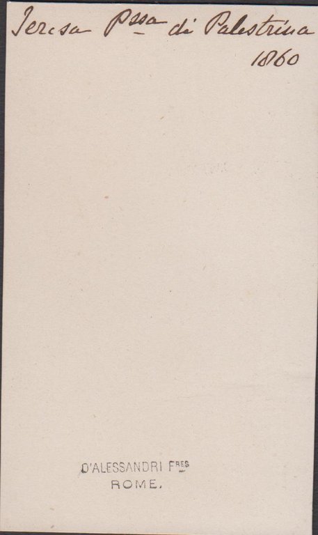 foto photo cdv albumina Teresa Barberini Colonna Orsini Principessa di …