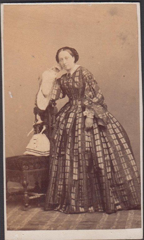 Foto photo cdv marchesa Teresa Ugolini by F.lli d'Alessandri 1860