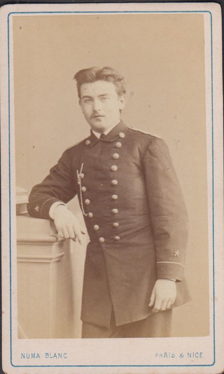 Foto photo cdv militare francese in posa by Numa Blanc …