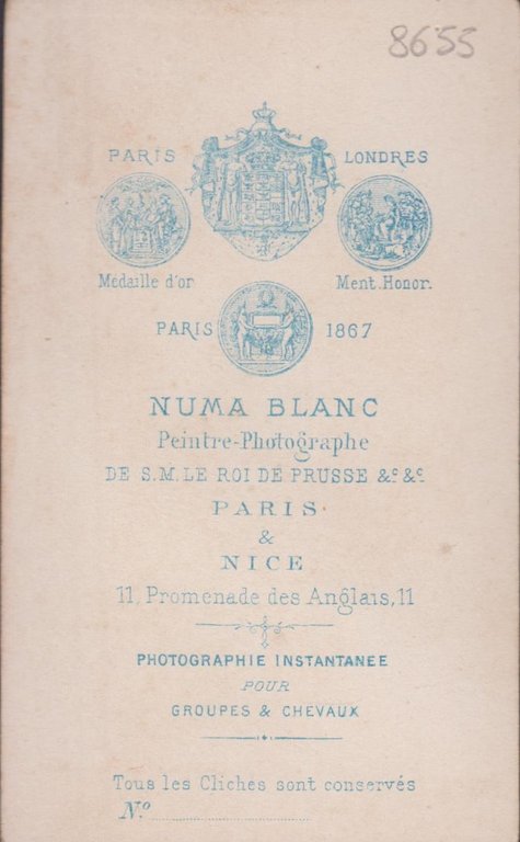 Foto photo cdv militare francese in posa by Numa Blanc …