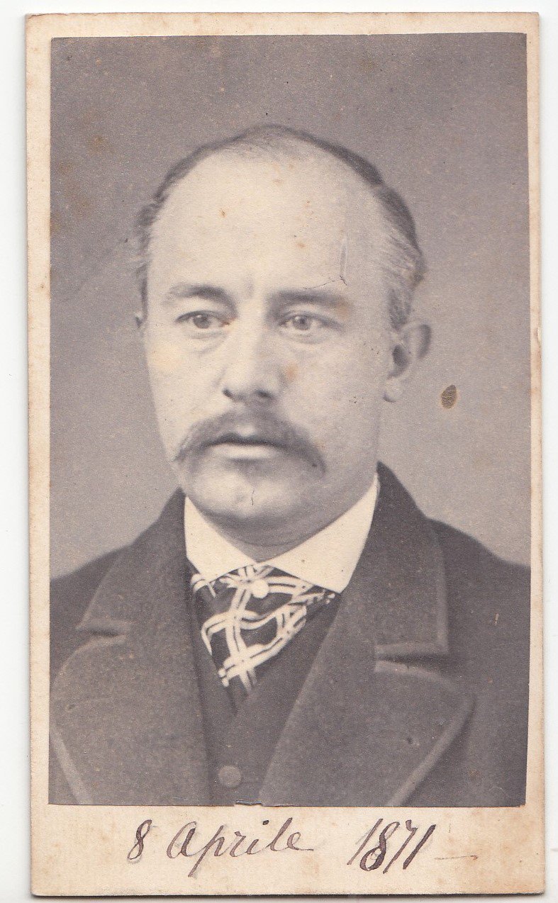 Foto photo cdv ritratto di Pasquale D'Abbraccio by anonimo 1871