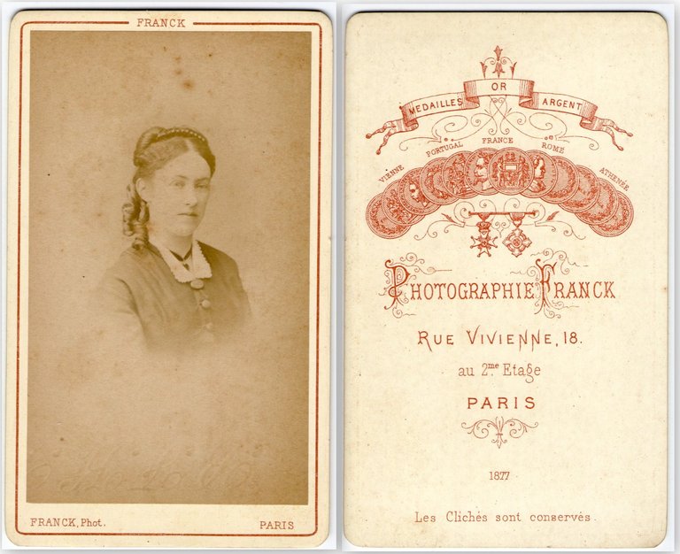 Foto photo gentildonna con acconciatura by Photographie Frenck Paris cdv …