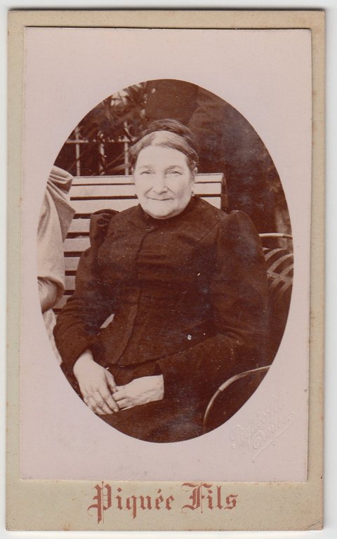 Foto photo gentildonna in posa by Piquee Fils Paris cdv …